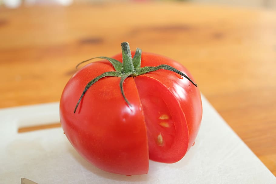 tomato, vegetable, tomatoes, red, food, plant, food and drink HD wallpaper