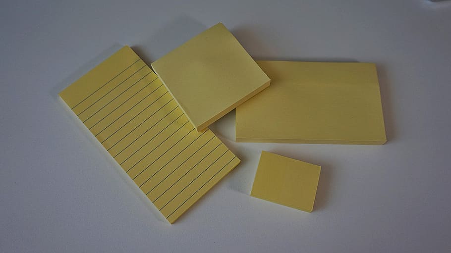 postit, sticky notes, adhesive note, office accessories, memo pad HD wallpaper