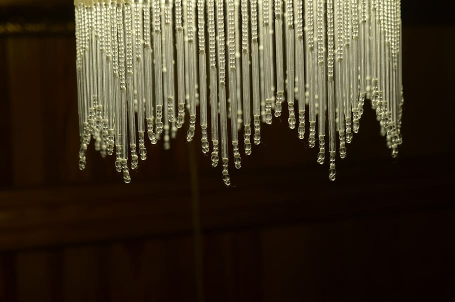 lights, magical, lights background, hanging, curtain, indoors HD wallpaper
