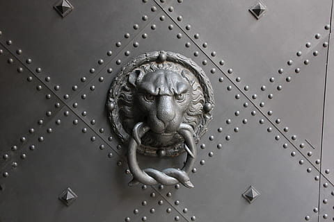 door, thumper, handle, old, doorknocker, metal, input, door handle HD wallpaper