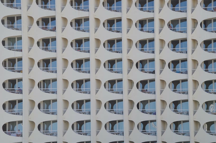 facade, building, windows, building facade, modern, city, architecture HD wallpaper