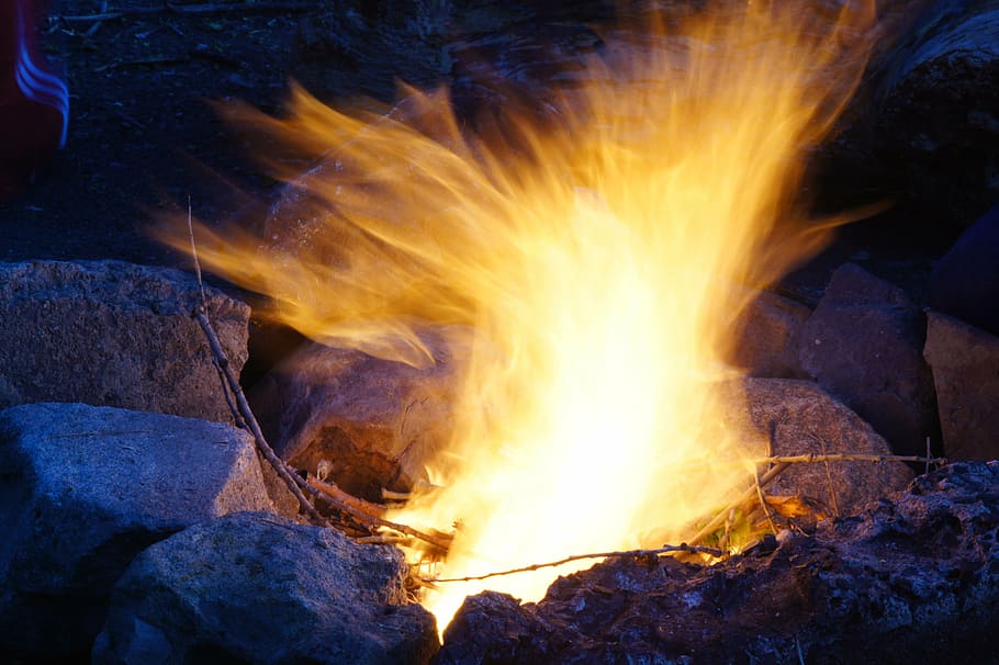 fire, light, flame, turn on, pyromaniac, fireworks, shine, yellow HD wallpaper