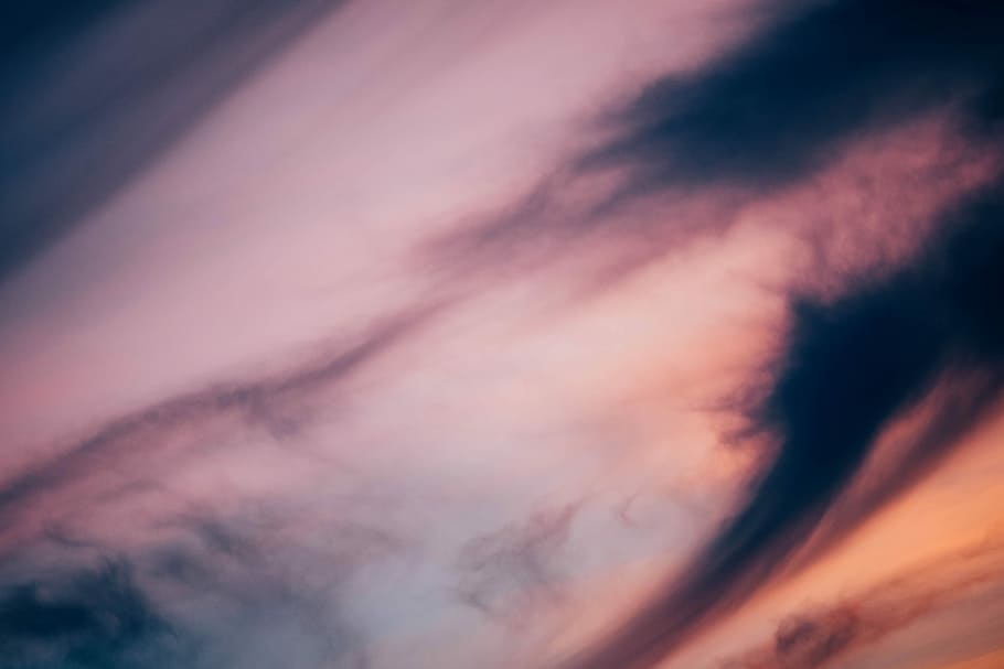 untitled, sky, cloud, color, purple, dark, texture, orange HD wallpaper