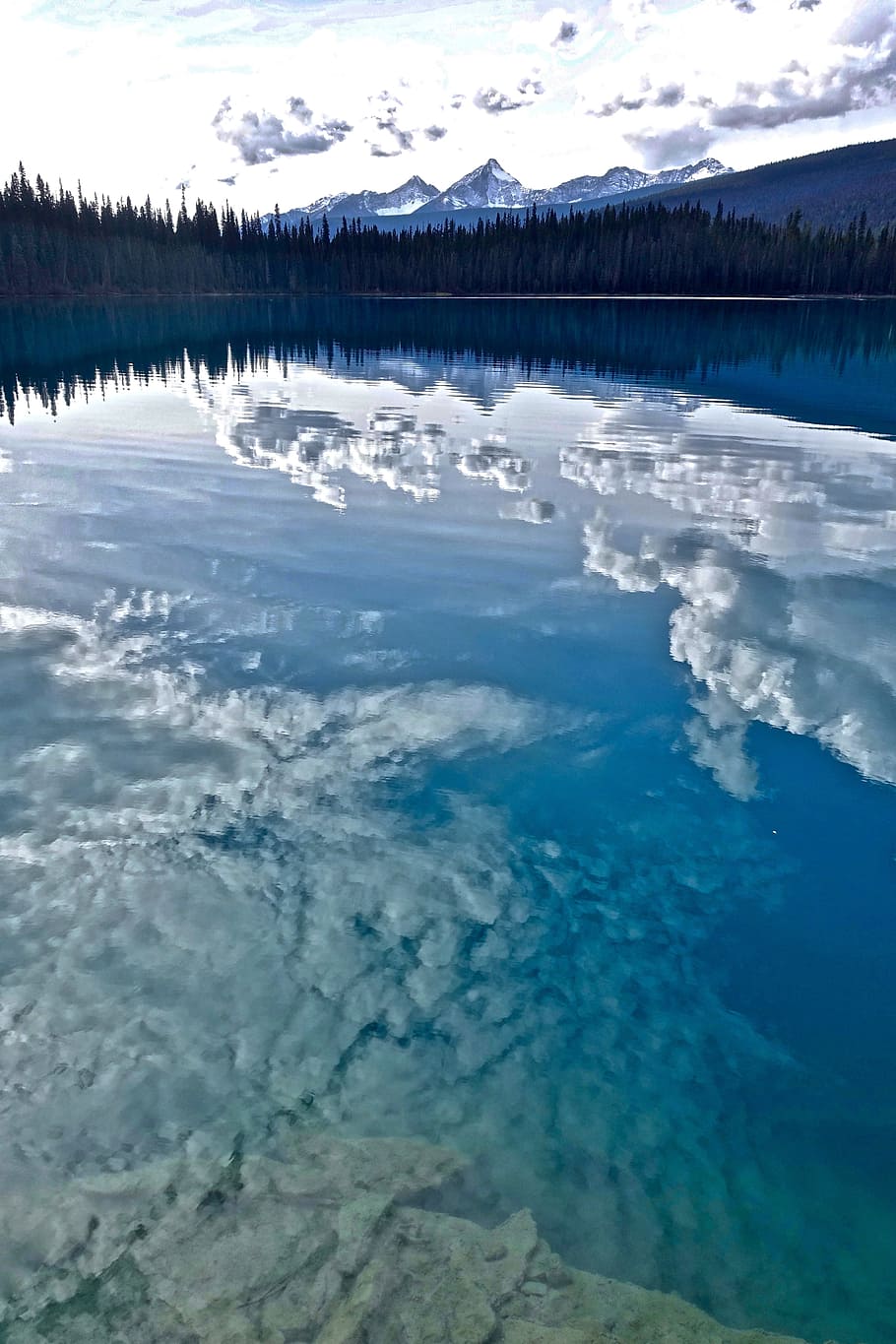 Reflection, Mountains, Wilderness, sky, scenic, landscape, nature HD wallpaper