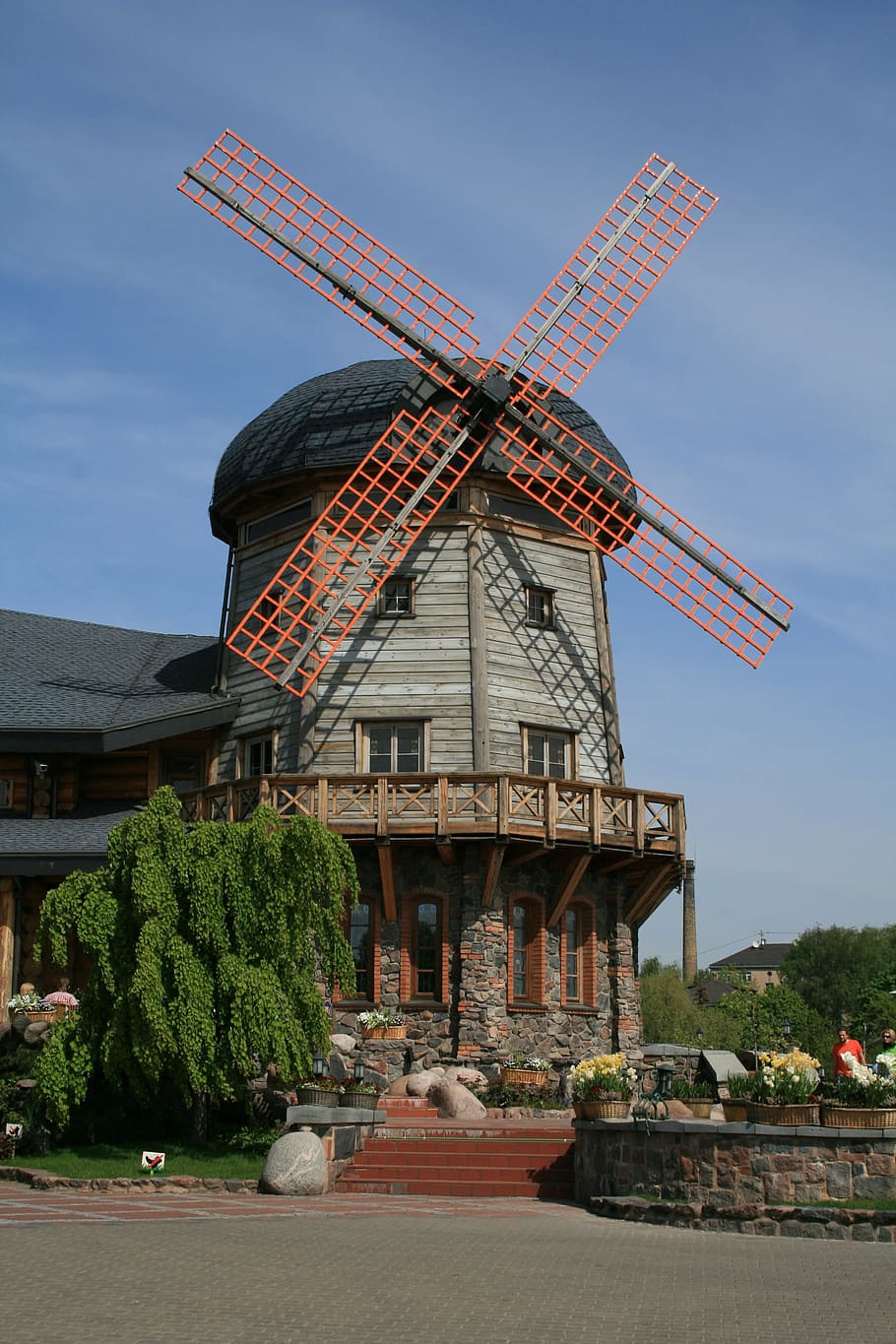 mill, building, attraction, sky, architecture, building exterior HD wallpaper