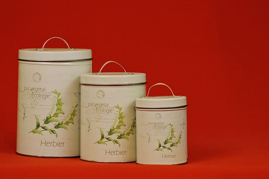 storage jars, cans, practical, store, container, küchendeko HD wallpaper