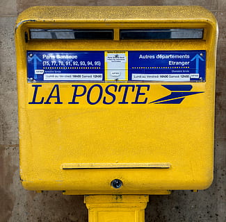 mailbox, post, letters, yellow, mailing, send, letter box, post einwurf HD wallpaper