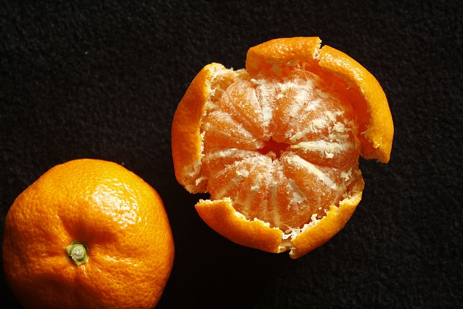 Mandarin, Fruit, Citrus, Peel, Satsuma, citrus Fruit, food HD wallpaper