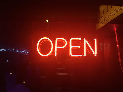 Shield, Neon Light, Light, Red, Open, Road, city, lighting HD wallpaper