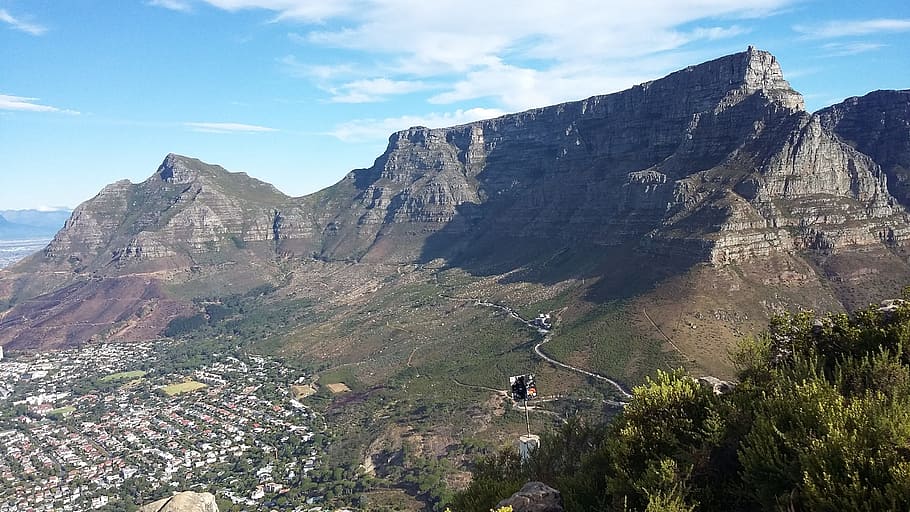 table mountain, hike, hiking, south, africa, tourism, cape
