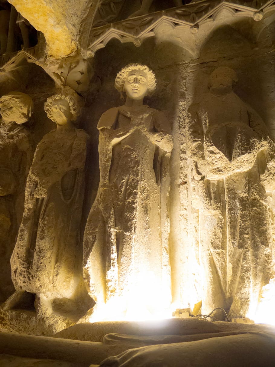 light, bas relief, cathedral, tomb, temple, church, monument HD wallpaper