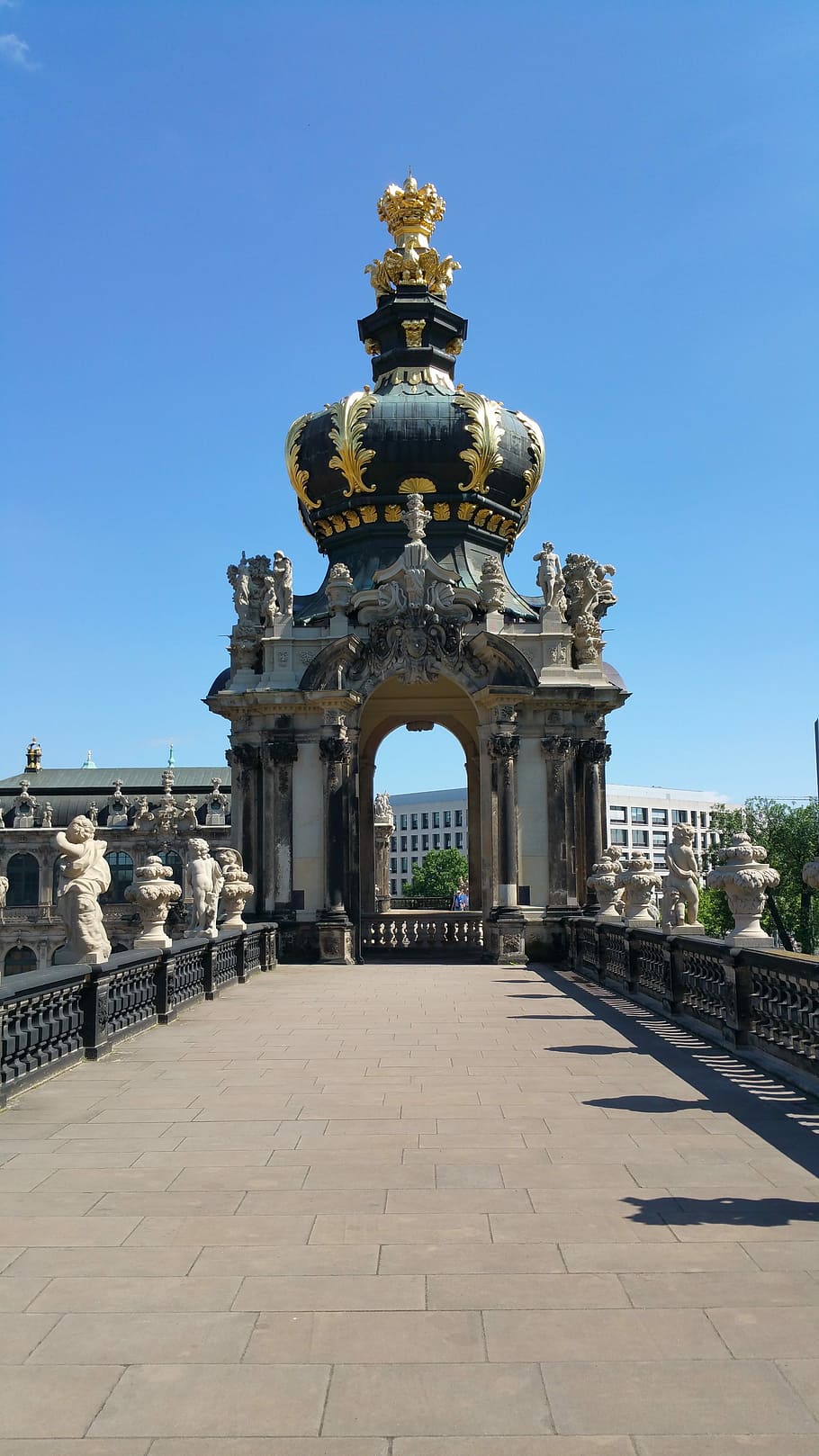 Zwinger, Dresden, Dresden, Germany, Palace, kronentor, architecture, HD wallpaper