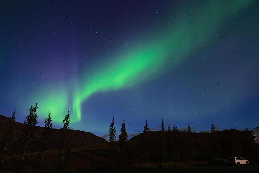photo of aurora boriales, photo of Aurora sky, northern lights HD wallpaper