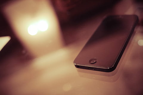 HD wallpaper: space gray iPhone 8 Plus beside space black aluminum case ...