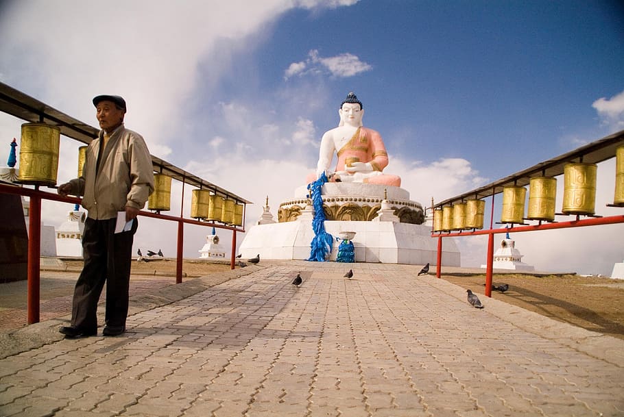 Mongolia, Buddhist, Temple, Buddha, architecture, building HD wallpaper