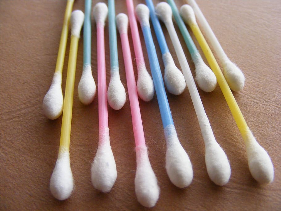 cotton swabs, absorbent, buds, cleaning, ear, stick, wax, household, HD wallpaper