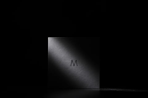 white M-printed box in dimmed room, dark, night, light, shadow HD wallpaper