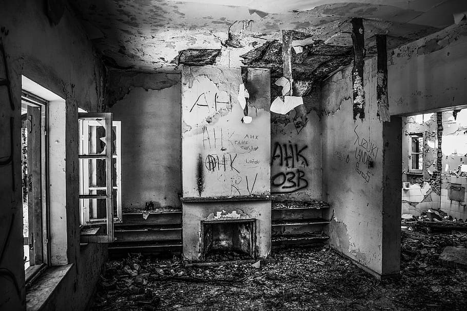 Decay, House, Abandoned, Broken, Dirty, damage, weathered, aged HD wallpaper